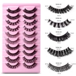 Faux Mink Lashes Manufacturer - 10Pairs Fluffy Lash Strips 3D Wholesale