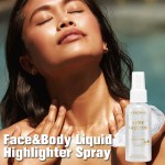 Glitter Powder Manufacturer - Brightening Body Shimmer Oil Highlighter Spray