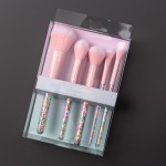 Makeup Brush Set Manufacturer - Wholesale Hot pink Candy Sprinkle Cute Brush