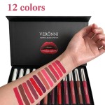 Liquid Lip Gloss Manufacturer - Beauty Cosmetics 12/set Matte Waterproof Liquid