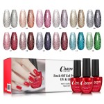 Glitter Gel Polish Supplier - 12 Colors Reflective Glitter Gel Christmas Set