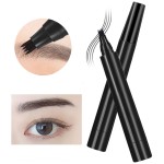 Eyebrow Pen Manufacturer - 2 Color Eye Brow Tint 4 Fork Microblading Pencil