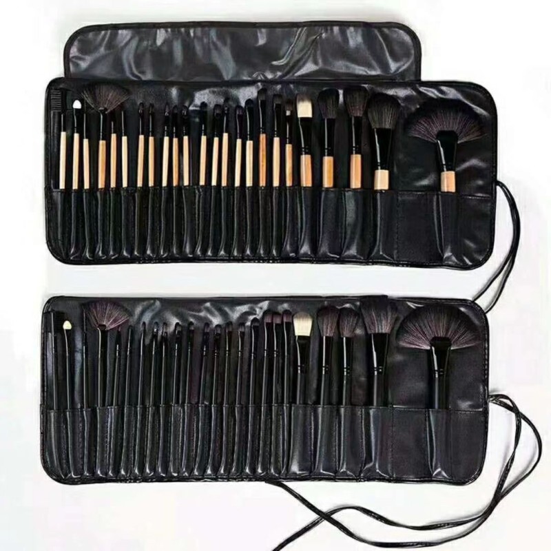 Makeup Brush Set Manufacturer - 24pc Professional Eye Shadow Natural Hair