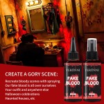Fake Blood Spray Supplier - Halloween Cosplay Temporary Fake Bleed Wound