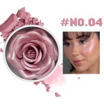 Blush Highlighter Manufacturer - Facial 3D Rose Blush Cheek Contour Shimmer