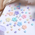 Nail Charms Manufacturer - 150pcs Mixed Gold Silver Steel 3D Acrylic