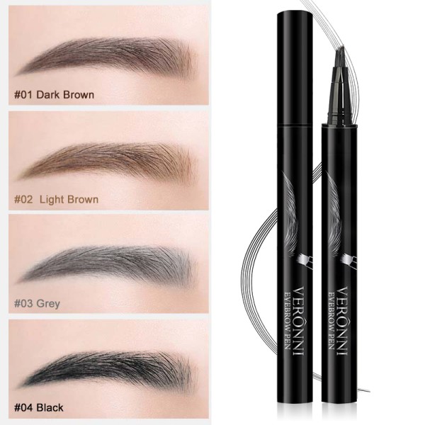 Multi-pronged Pencil Supplier - 4 Color Long-lasting Waterproof Microblading