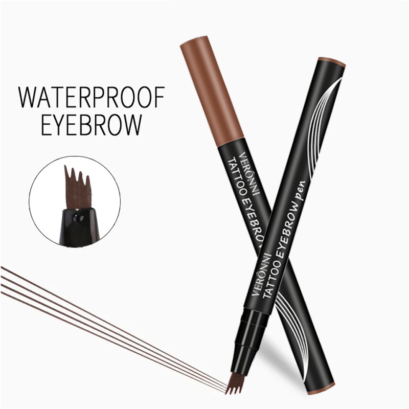 Liquid Eyebrow Pencil Manufacturer - Professional 4 Fork Tip Waterproof Long