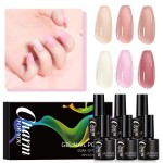 UV Gel Polish Manufacturer - Semi Permanent 6pcs Crystal Color Gel Set