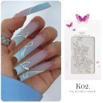 Butterfly Nail Charms Factory - 20pcs/bag Alloy Nail Art Jewelry 3d