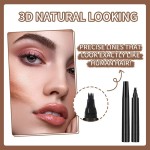 Eyebrow Pen Manufacturer - 2 Color Eye Brow Tint 4 Fork Microblading Pencil