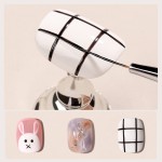 Nail Art Brush Factory - 3Pcs Acrylic French Stripe Liner Brush 3D Pen