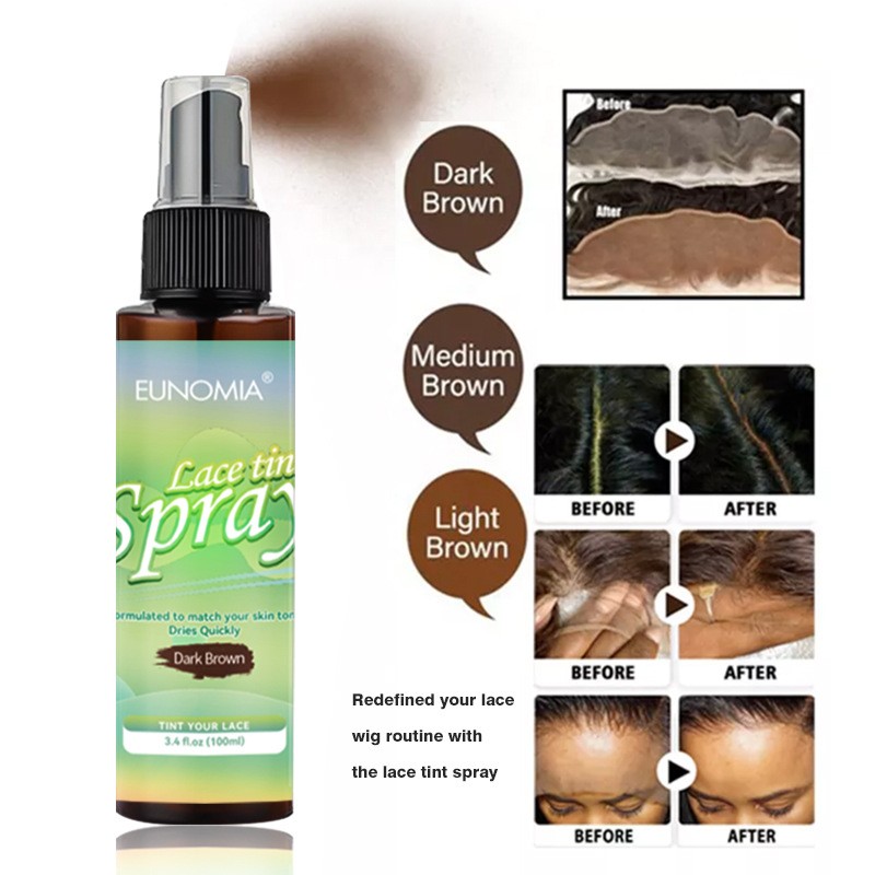 Hair Styling Spray Supplier - New Arrival 100ml Lace Tint Strong Hold