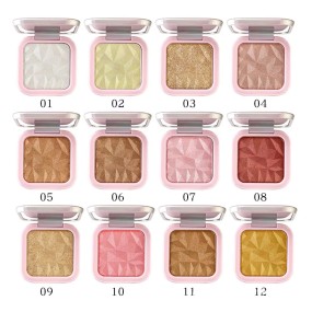Highlighter Powder Factory - Face Makeup Single Palette Pressed Shimmer