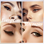 Eyeliner Pen Supplier - Double-head Waterproof Black Colored Makeup