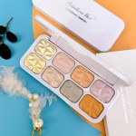 Highlighter Palette Supplier - Cosmetics 8 Color Face Long Lasting Shimmer