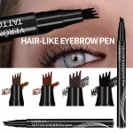 Eyebrow Pen Supplier - 4 Color Eye Brow Tint 4 Fork Microblading Liquid