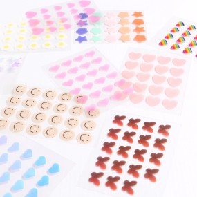 Pimple Patch Manufacturer - Butterfly Shape Yellow Star Translucent Hydrocolloid