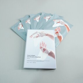 Collagen Facial Mask Supplier - Real Deep Overnight Bio Hydrogel Sheet Whitening