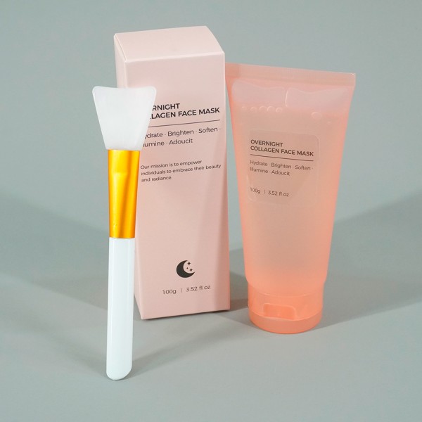 Peel Mask Supplier - Korean Deep Collagen Vegan Night Wrapping Anti Wrinkle