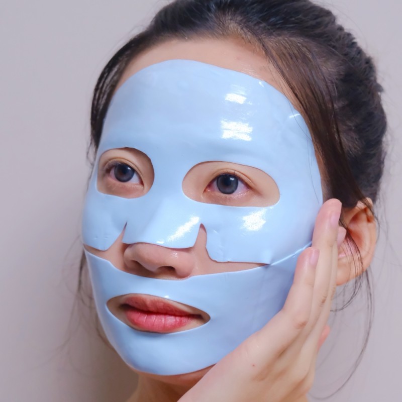 Hydrogel Mask Factory - New Arrival Blue Hydrating Smooth Face Sheet Mask