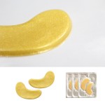 Pink Gold Eye Mask Supplier - Private Label 24k Gold Glitter Hyaluronic Acid Vegan