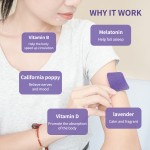 Sleep Sticker Factory - Transdermal Melatonin Organic Patch 60 Patches Private