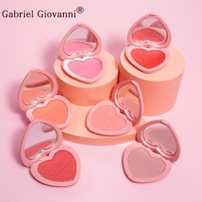 Blush Palette Manufacturer - Wholesale Custom Logo Heart Shaped Cream Blush