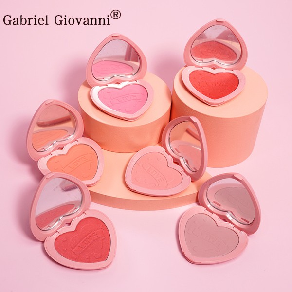 Blush Palette Manufacturer - Wholesale Custom Logo Heart Shaped Cream Blush