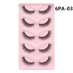 False Eyelashes Manufacturer - New Beauty Luxury Custom Logo 5 Pairs Multilayer