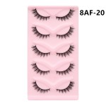 False Eyelashes Manufacturer - New Beauty Luxury Custom Logo 5 Pairs Multilayer