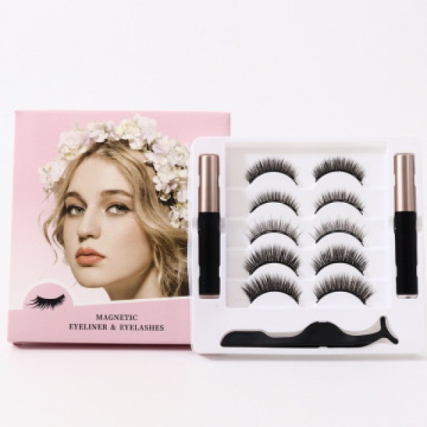 Magnetic Eyelash Set Factory - Private Label Mink Set Custom Magnetic Liner