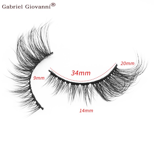 False Eyelashes Supplier - New Private Label Custom Logo Luxury Long Natural