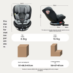 Booster Seat Factory - Reclining Car Seat 360 Rotation 0-12 Years