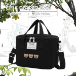 Diaper Bag Supplier - Lightweight Water Resistant Solid Pattern Tote Bag