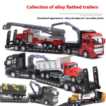 Transport Truck Supplier - 1:50 Scale ABS Plastic Flatbed Multiple Models
