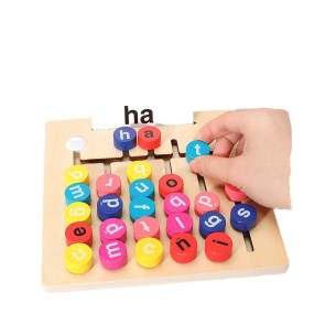 Wooden Toy Factory - SENHE Montessori Alphabet Spelling Maze Game