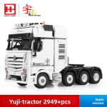 Building Block Set Supplier - Shinyu Yuji M-B Container Engineering Truck