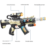 Electronic Toy Gun Factory - Children's Unisex Electric Music Revolver Sound