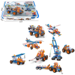 DIY Assembly Factory - 8-in-1 40-Piece ABS Plastic Building Block Set