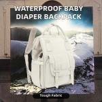 Diaper Backpack Supplier - Large Capacity Waterproof Soft Polyester Anti-Theft