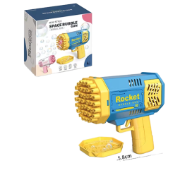 Bubble Gun Factory - Unisex Outdoor 40 Holes Rocket Automatic ABS