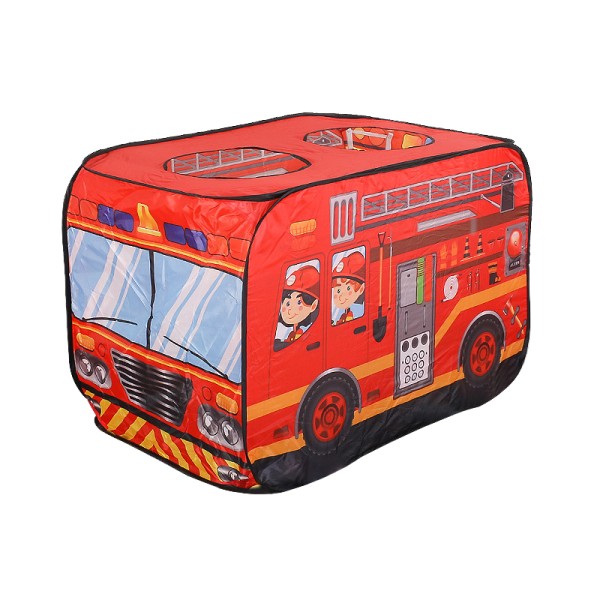 Play Tent Factory - Sairun Soft Toy Car-Shaped School Bus Foldable Indoor