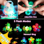 Light-Up Bracelet Supplier - Creative Rotating Gyro Watch Glowing Bubble Design