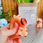 Keychain Toy Manufacturer - Amy Rabbit Kapibara Bubble Blowing Pendant