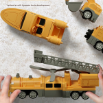 RC Car Toy Manufacturer - Children's Transforming Fire Truck Magnetic Blocks