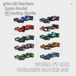 Car Model Factory - Woma Toys C1025 10-Pack F1 Model 1:50 Scale Plastic