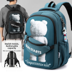 Schoolbags Factory - High Quality Waterproof Large Capacity Spine Geometric