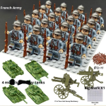 Building Blocks Supplier - Cross-Border New Model ABS 40-Piece Tank Fantasy