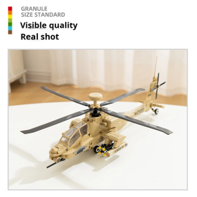 Educational Building Blocks Factory - Wange DIY Military Aircraft Model
